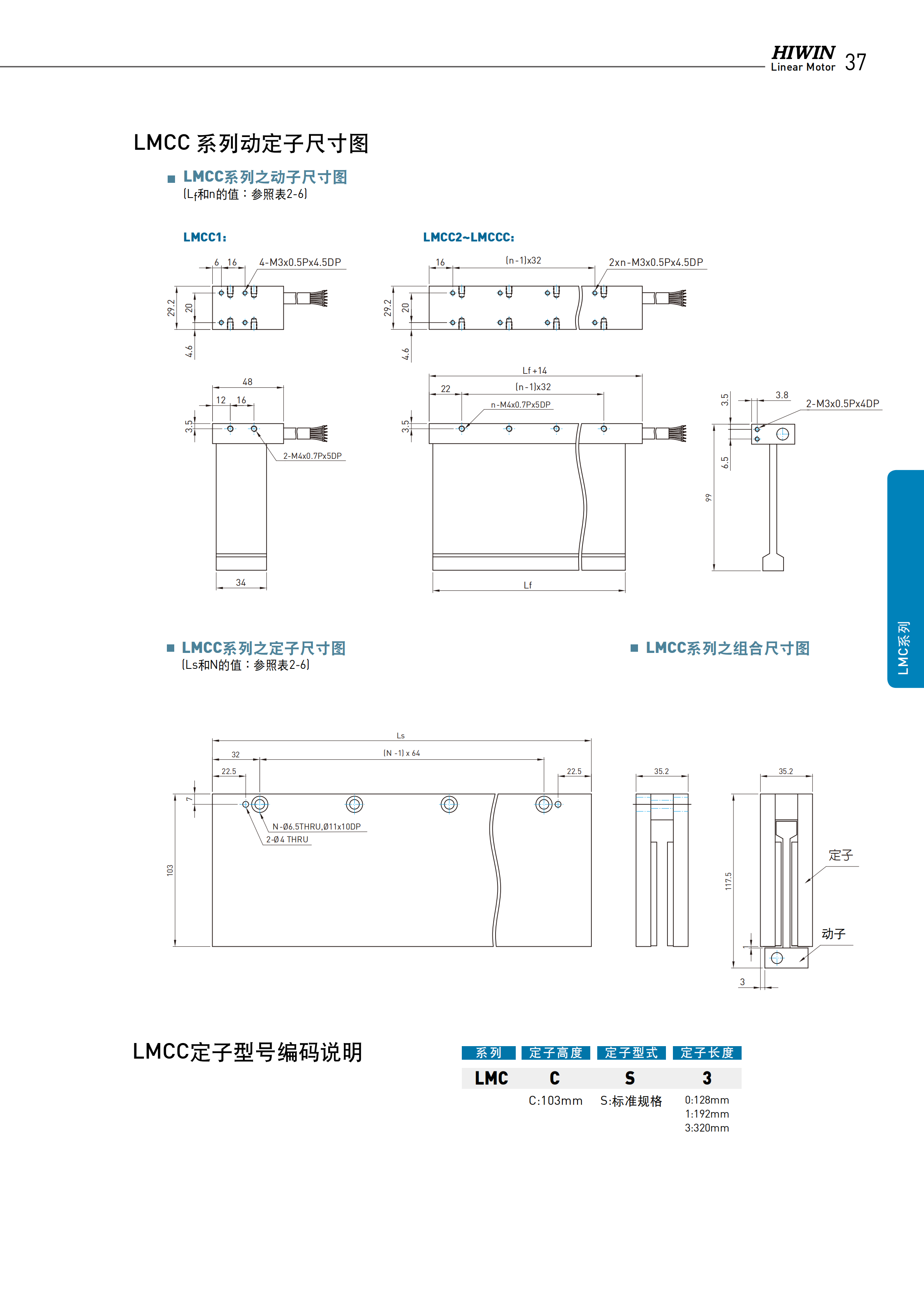 上銀無鐵心式直線電機LMCA8