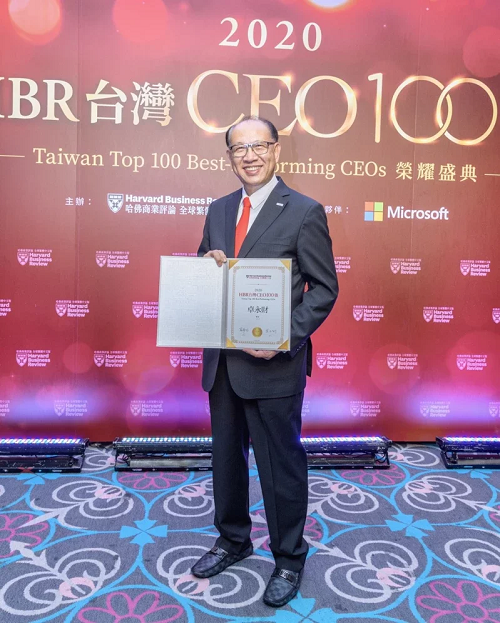 上銀集團(tuán)總裁卓永財(cái) 連三屆入選CEO TOP 100強(qiáng)